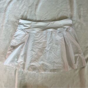 KYODAN- White Preppy Tennis Skirt